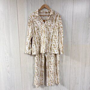 Kate Quinn Organics Gold Mermaid Pajama Set Size XL